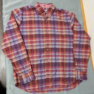 Tommy Bahama Multicolor Plaid Shirt